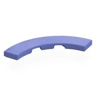 Tile 4 x 4 Curved, Macaroni / Blue Violet