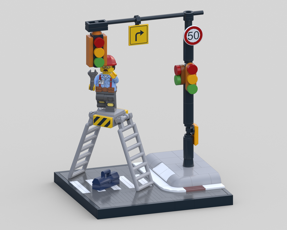 Lego Traffic Light
