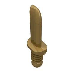 Weapon Dagger / Knife / Pearl Gold