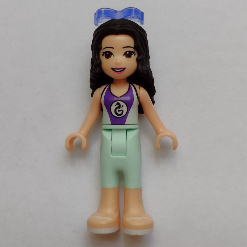 Lego Emma - Dark Purple/Light Aqua Wet Suit, Glasses