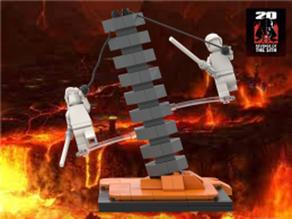 Lego Anikan vs. Obi-Wan ROTS anniverary
