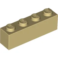 Brick 1 x 4 / Tan