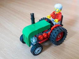 Tiny Tractor with trailer