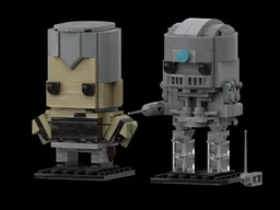 Polnareff & Silver Chariot Brickheadz (JoJo's Bizarre Adventure)