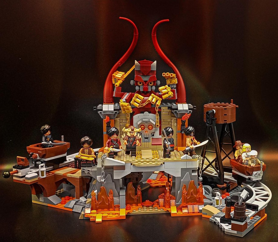 Lego The Temple of Doom - Indiana Jones (replica of 77014)
