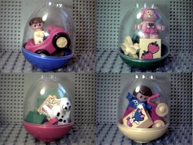 Lego Blue Egg (Boy and Car)