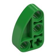 Lego Technic Beam 2 x 3 L-Shape with Quarter Ellipse Thick / Bright Green