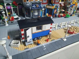 Site hut on wheels