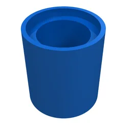 Technic Pin Connector Round 1L [Beam] / Blue