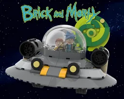 Brick and Morty - Space Cruiser with Portal