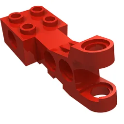 Technic Motorcycle Pivot / Red