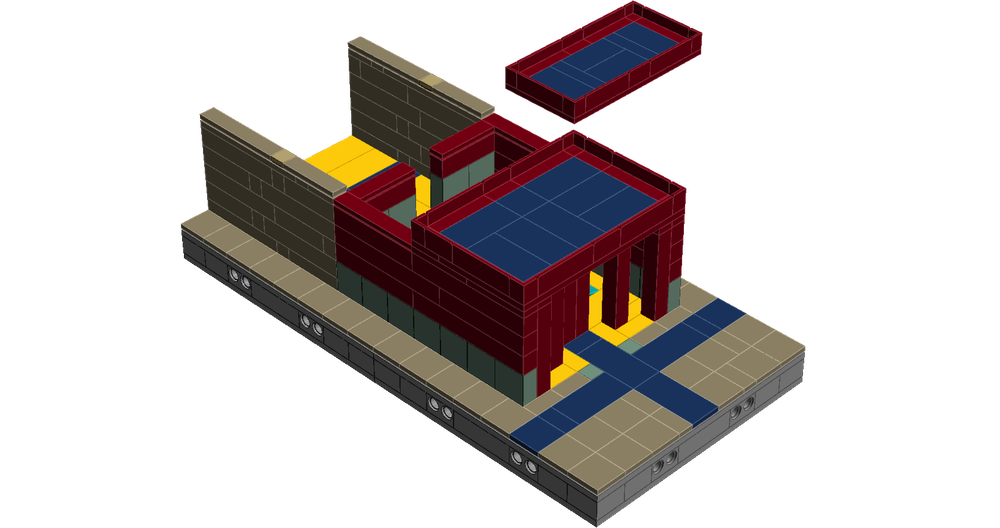Lego ANCIENT EGYPT PT17 THE VALLEY TEMPLE OF MENKAURE