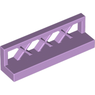 Lego Fence Lattice 1 x 4 x 1 / Lavender