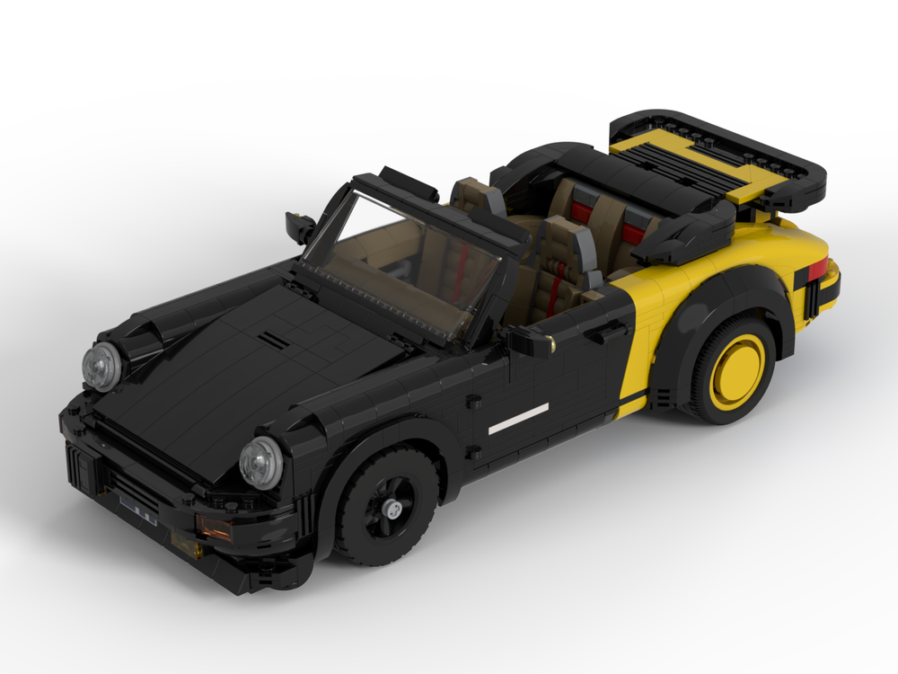 Lego Porsche Turbo Convertible Cyberpunkt Style