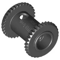 String Reel 2 x 2 Winch Drum / Black
