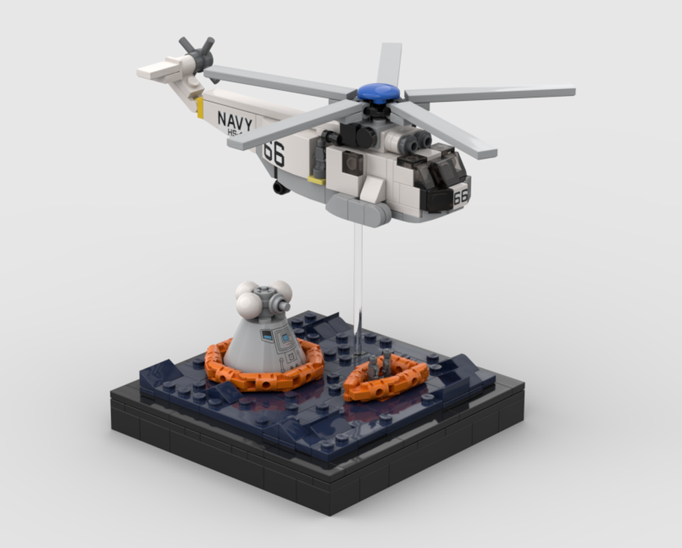 Lego Apollo recovery mission
