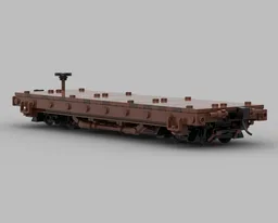 D&RGW Reinforced Rail Flat Car narrow gauge
