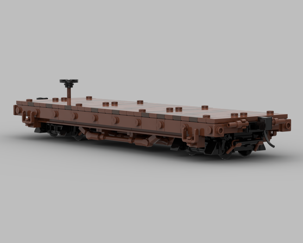 Lego D&RGW Reinforced Rail Flat Car narrow gauge