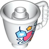 Lego Duplo Cone / Ice Cup, Planet and Stars Print