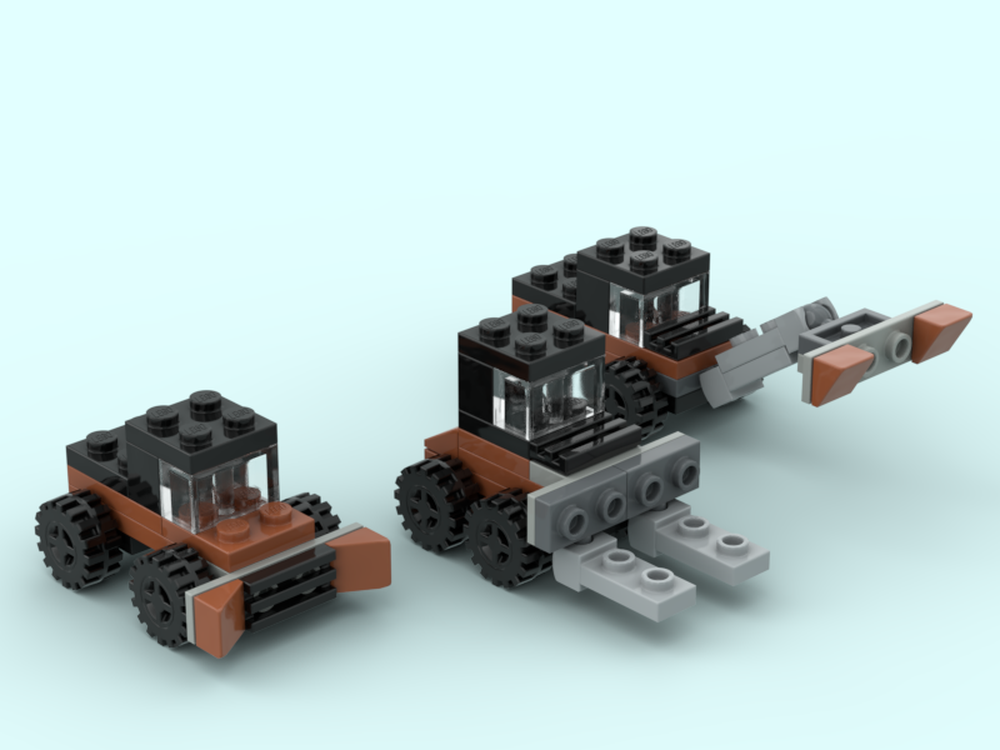 Lego Forklift/Lifter/Plow (3-in-1 Creative Series)