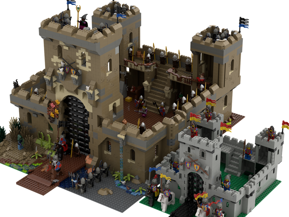 Lego Dark Tan Castle