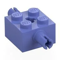 Brick Special 2 x 2 with 2 Pins and Axle Hole / Blue Violet