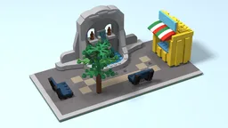 Corner fountain