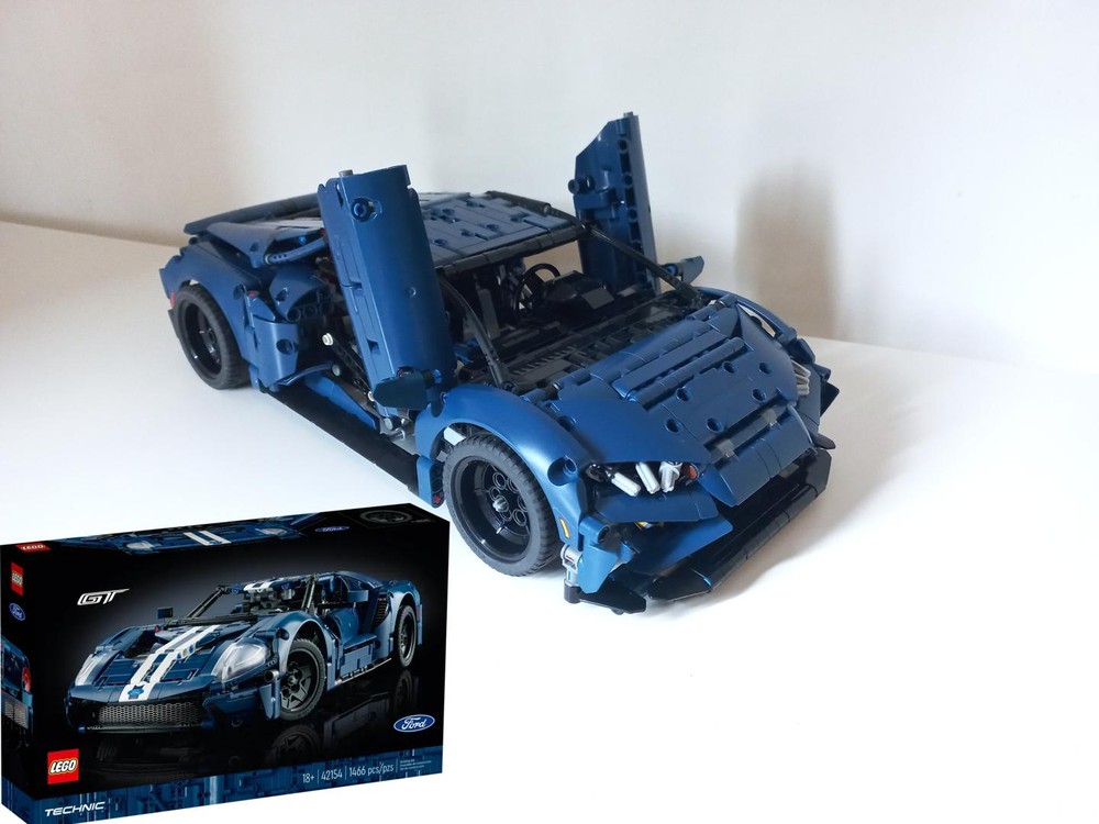 Lego 42154 Lamborghini Huracan EVO RWD alternate build (working steering wheel)