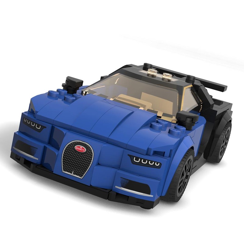 Lego Bugatti Chiron in 8 Stud Wide Style