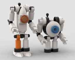 Portal 2 co-op P-body and ATLAS