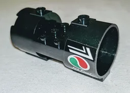 Cylinder 3 x 6 x 2 2/3 Horizontal - Square Connections with Octan Logo and 'Jet Fuel' Pattern Model Right Side (Sticker) - Set 60178