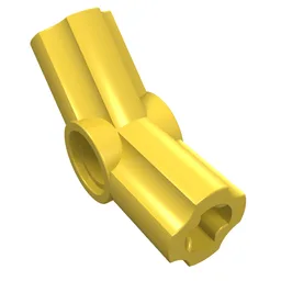 Technic Axle and Pin Connector Angled #4 - 135° / Yellow