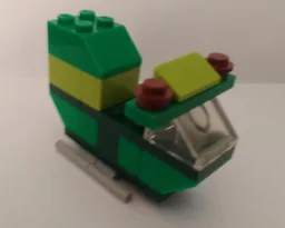 Green Snowmobile