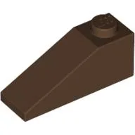 Brick Sloped 33° 3 x 1 / Brown