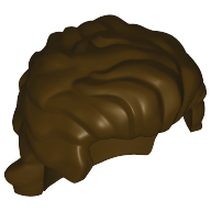 Lego Hair Mullet / Dark Brown