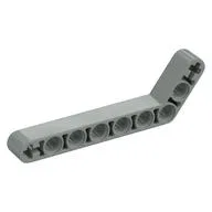 Technic Beam 1 x 9 Bent (7 - 3) Thick / Light Gray
