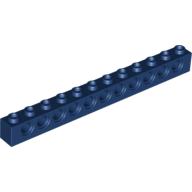 Lego Technic Brick 1 x 12 [11 Pin Holes] / Dark Blue