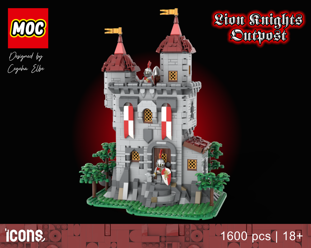 Lego Lion Knights' Outpost