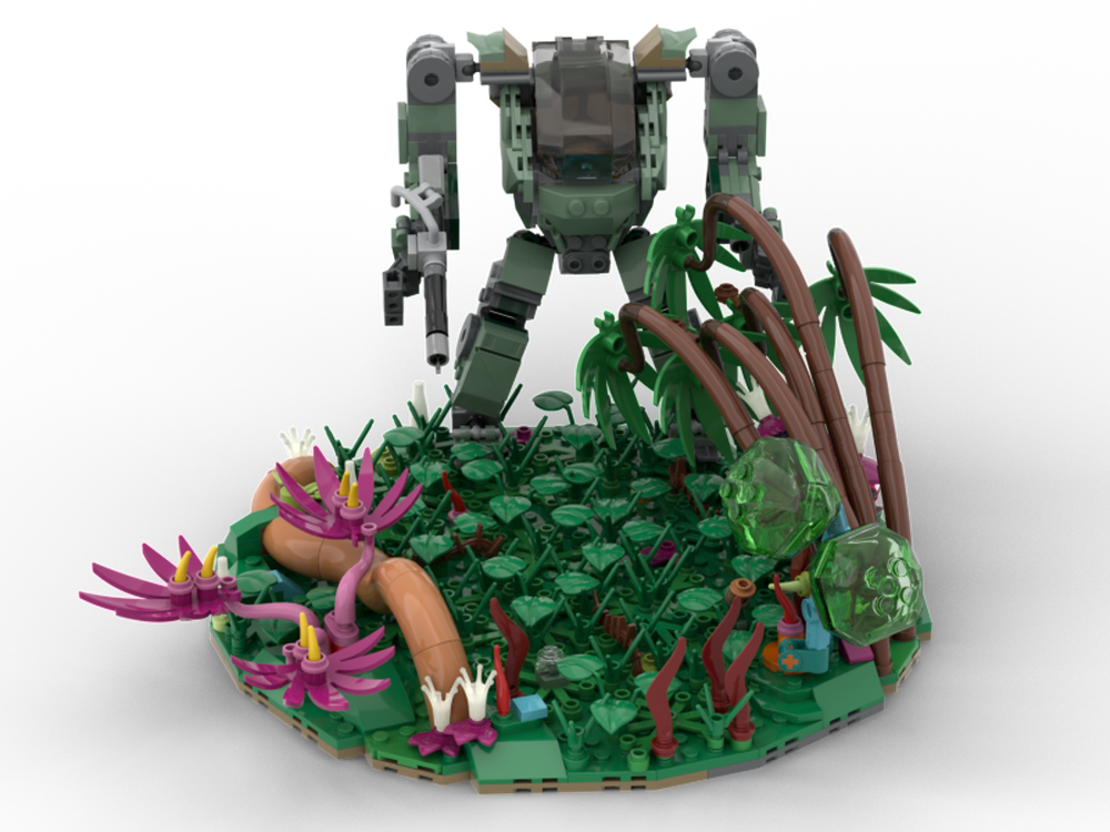 Lego Avatar Na'vi vs AMP Suit (75571 Upgrade)