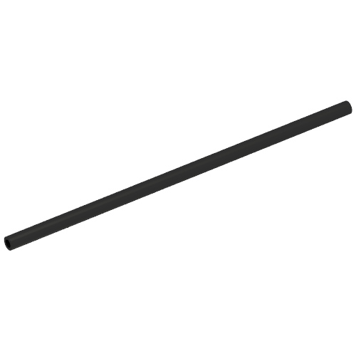 Lego Hose, Pneumatic 4mm D. 13.75L / 11cm / Black
