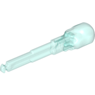 Lego Projectile, Arrow with Shaft, Trans-Light Blue Liquid Shaped End / Trans-Light Blue