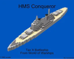 1:560 scale British tech-tree Battleships Part 2