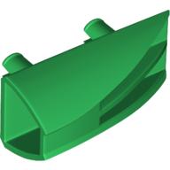Lego Fairing 1 x 4 Side Flaring Intake with Two Pins / Green