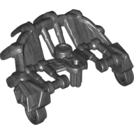 Lego Large Figure Accessory, Shadow Trap / Pearl Titanium