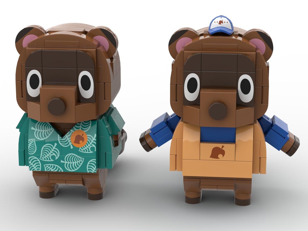 Lego Crossing Animal brickheadz Timmy & Tommy（粒狸、豆狸）