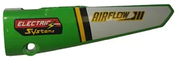 Technic, Panel Fairing # 6 Long Smooth, Side B with 'AIRFLOW' and 'ELECTRIC Systems' Pattern (Sticker) - Set 42039