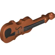 Musical Instrument Violin / Dark Orange