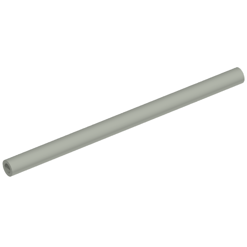 Lego Hose, Pneumatic 4mm D. 7.5L / 6cm / Light Gray