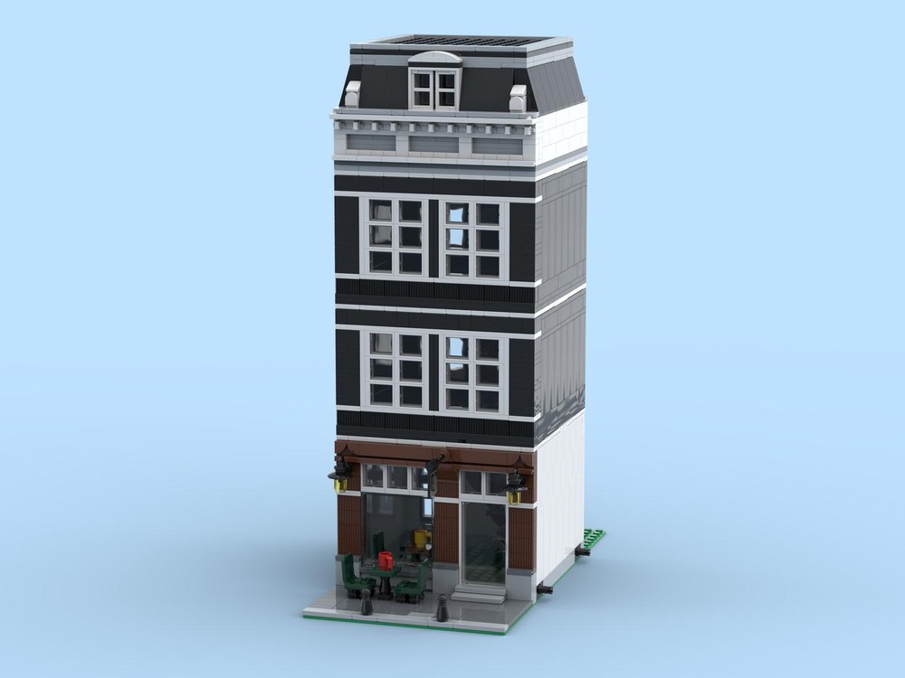Lego Affordable Modular Building - Amsterdam Canal House Nr 6