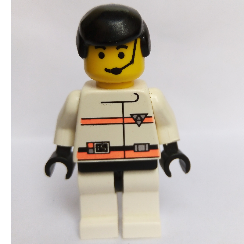 Lego Res-Q Man, Black Hair, Headset